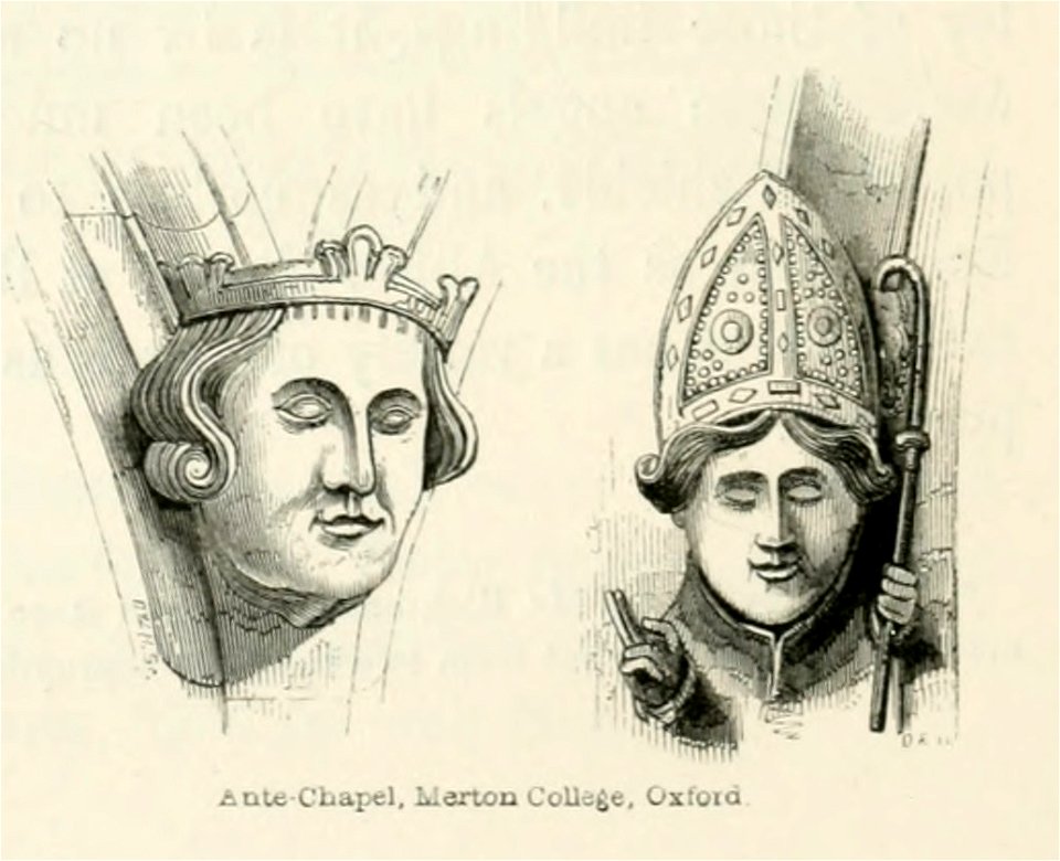 Oxford Merton College stylesofarchitec00rick 0324