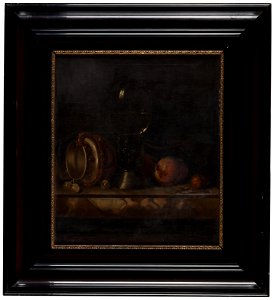P.G. van Roestraeten - Stilleven met roemer en een metalen vaas - E903 - Instituut Collectie Nederland
