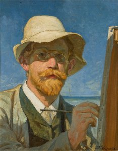 P.S. Krøyer selvportræt 1888