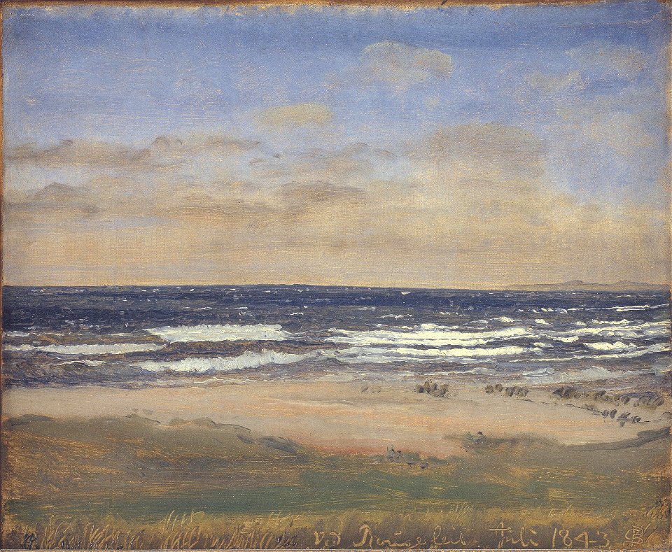 P.C. Skovgaard - Beach at Rågeleje - KMS7213 - Statens Museum for Kunst
