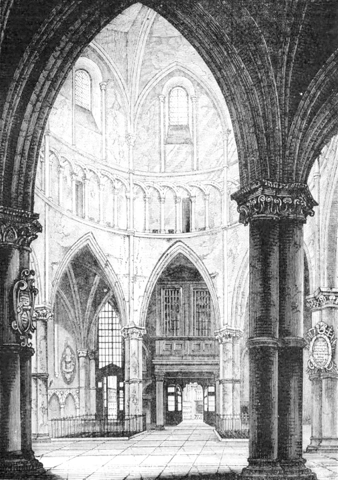 P295-Circular Part of the Temple Church- London