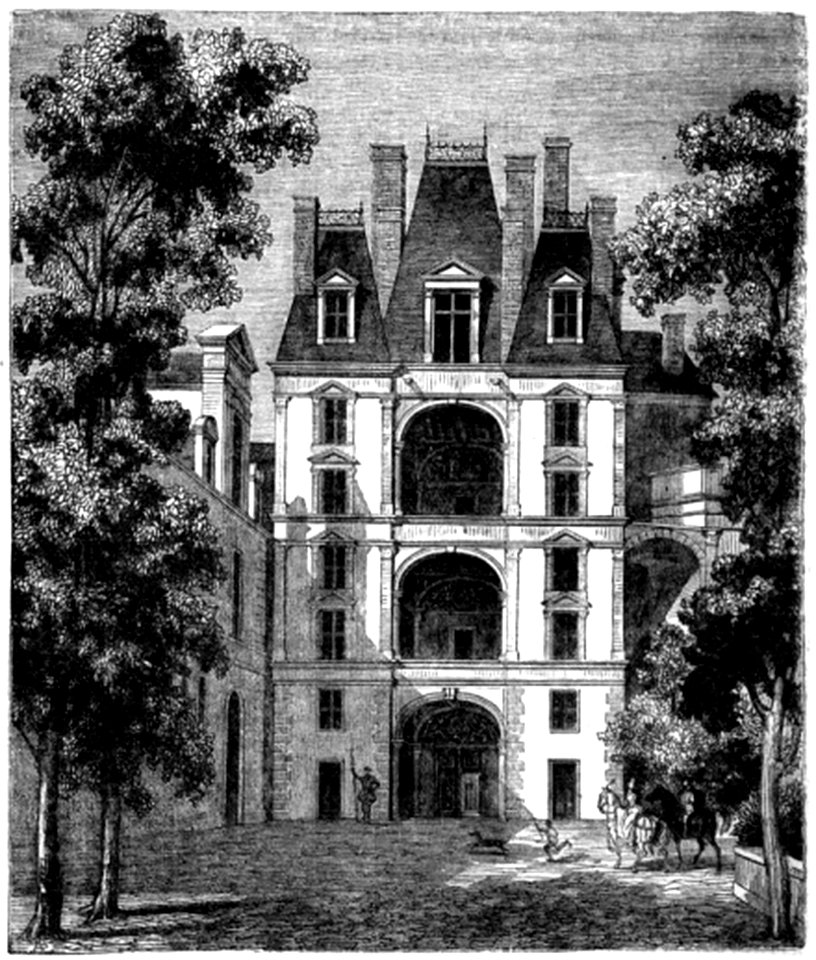 P306 CHATEAU OF FONTAINBLEAU, FAVORITE RESIDENCE OF NAPOLEON I