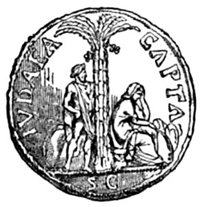 P117-Roman Medal representing the Palm-tree of Judea