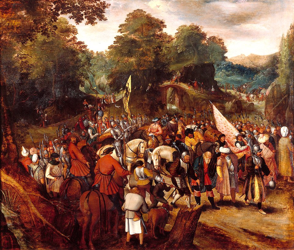 P. II Brueghel - De bekering van Paulus - NK3393 - Cultural Heritage Agency of the Netherlands Art Collection