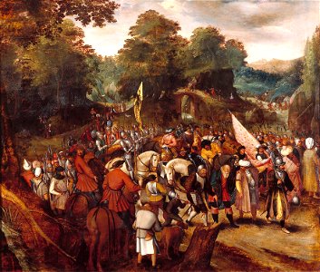 P. II Brueghel - De bekering van Paulus - NK3393 - Cultural Heritage Agency of the Netherlands Art Collection