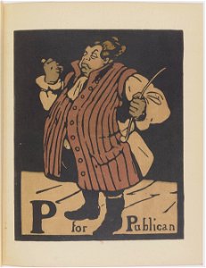 P for Publican - An Alphabet by William Nicholson (1899)