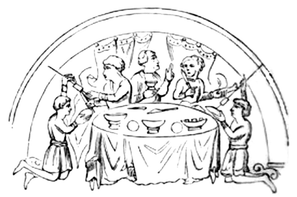 P142-Anglo-Saxon Dinner Party