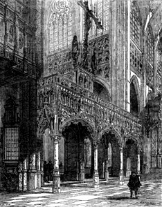P205 Interior of the Church of Louvain