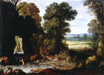 P. Bril - Landschap met nymphen en satyrs - 17567 - Mauritshuis