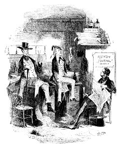 P199--Martin Chuzzlewit (Phiz)--jefferson proposes apt sentiment