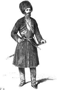 P.B. Cosaque de la Ligne (TyP. J. Claye). Floriant Gille. Lettres sur le Caucase et la Crimée. 1859