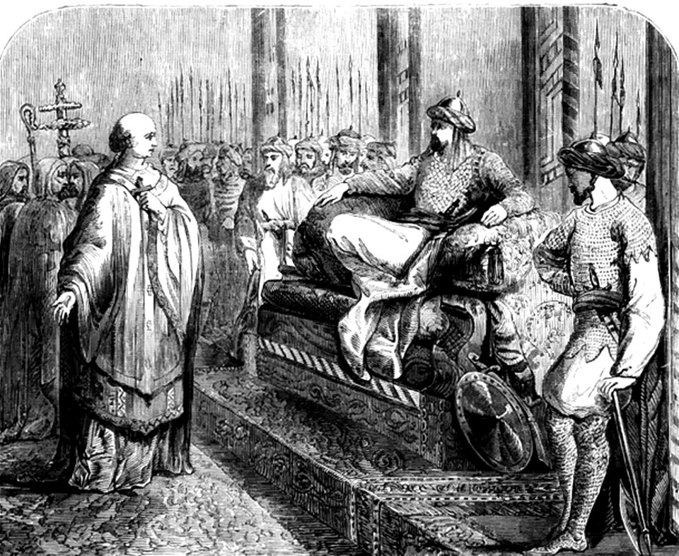 P228-The Bishop of Salisbury before Saladin