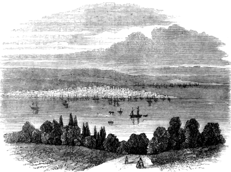 P156 GENERAL VIEW OF THE CITY OF NEW YORK, 1776