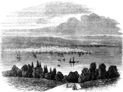 P156 GENERAL VIEW OF THE CITY OF NEW YORK, 1776