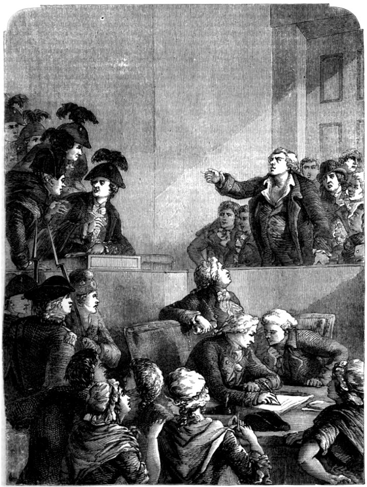 P115 DANTON DEFENDING HIMSELF BEFORE THE TRIBUNAL