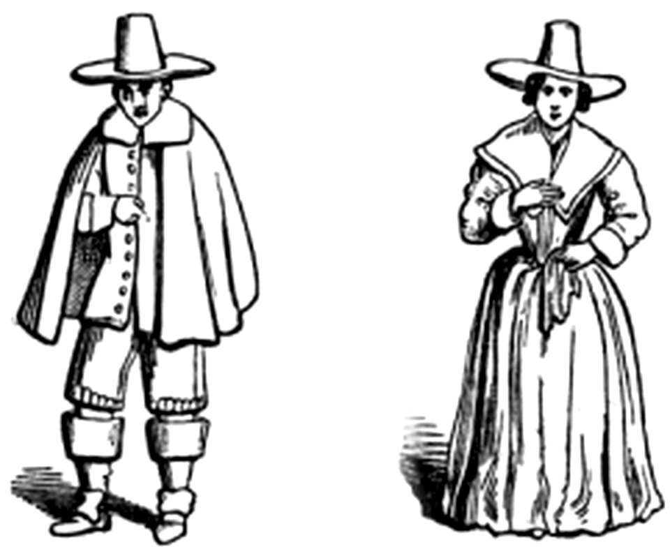 P405b Puritans. Engravings published in 1646 and 1649