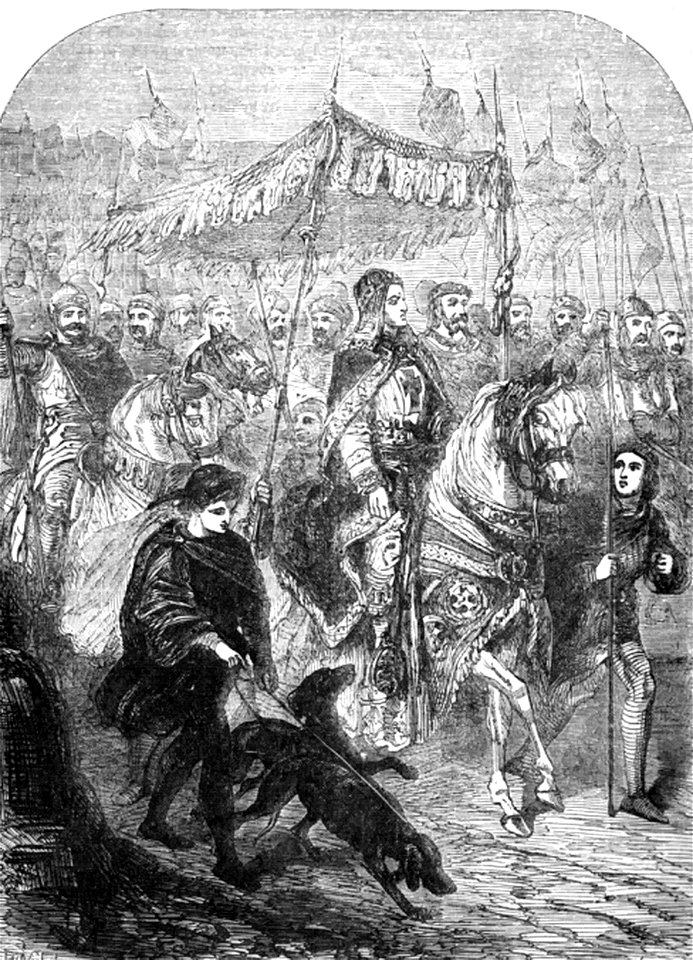 P186-Progress of Thomas Becket through France