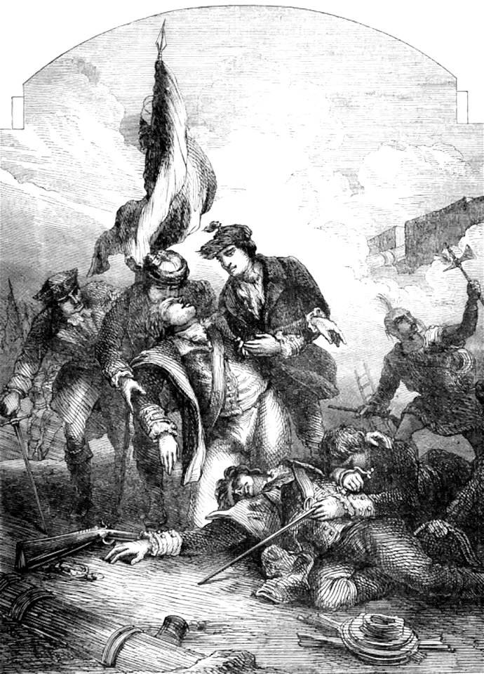 P139 Death of Montgomery at Quebec