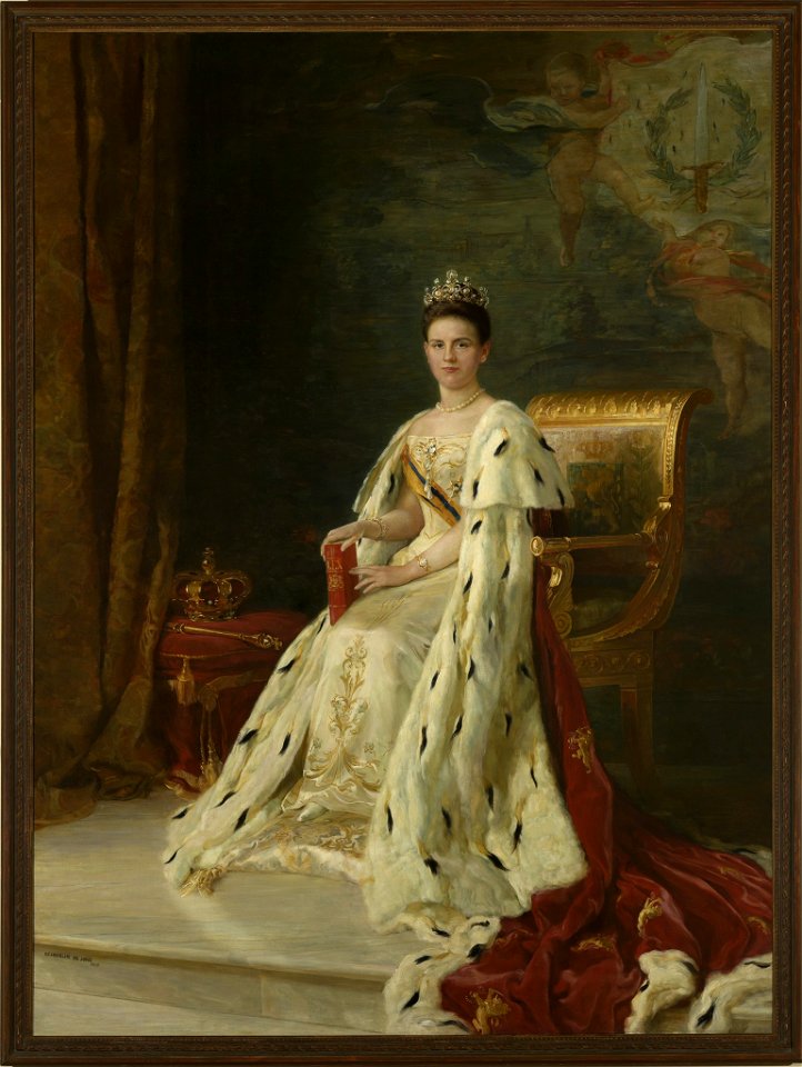 P. de Josselin de Jong - Wilhelmina (1880-1962), Koningin der Nederlanden - R2731 - Cultural Heritage Agency of the Netherlands Art Collection
