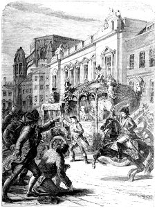 P145 ATTEMPTED ASSASSINATION OF GEORGE III. ON HIS WAY TO THE HOUSE OF LORDS