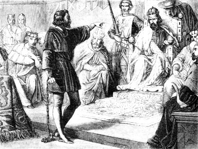 P234-Richard Coeur-de-Lion before the Diet of the German Empire