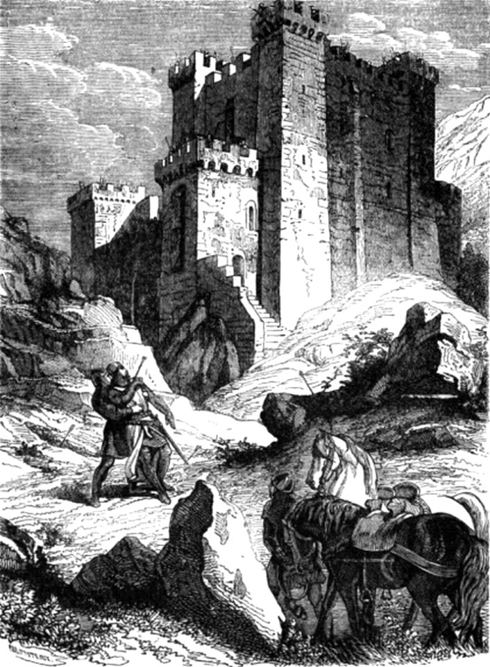 P245-Richard Coeur-de-Lion receiving hid death wound