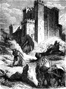 P245-Richard Coeur-de-Lion receiving hid death wound