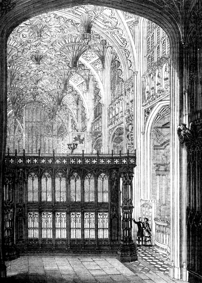 P115-Interior of Henry the Sevenths Chapel in Westminster Abbey