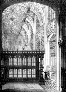 P115-Interior of Henry the Sevenths Chapel in Westminster Abbey