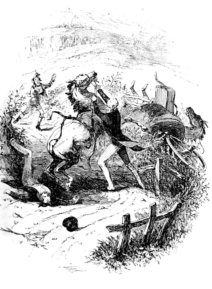 P485--Martin Chuzzlewit (Phiz)--jonas shows presence of mind