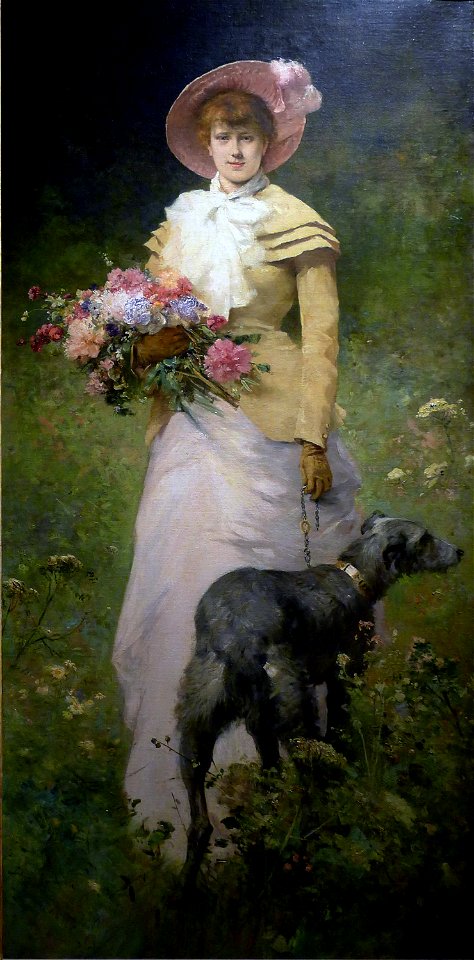 P1330062 Carnavalet Heilbuth Femme au chien P2718 rwk