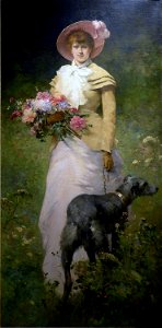 P1330062 Carnavalet Heilbuth Femme au chien P2718 rwk