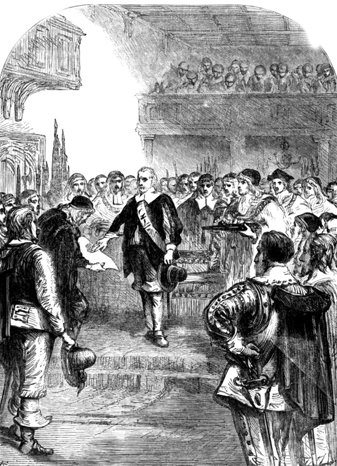 P331 Cromwell Taking the Oath as Protector