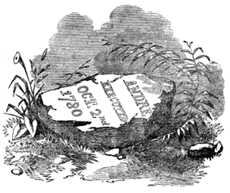 P269b MEMORIAL STONE, MARKING THE PLACE OF ANDRE'S EXECUTION