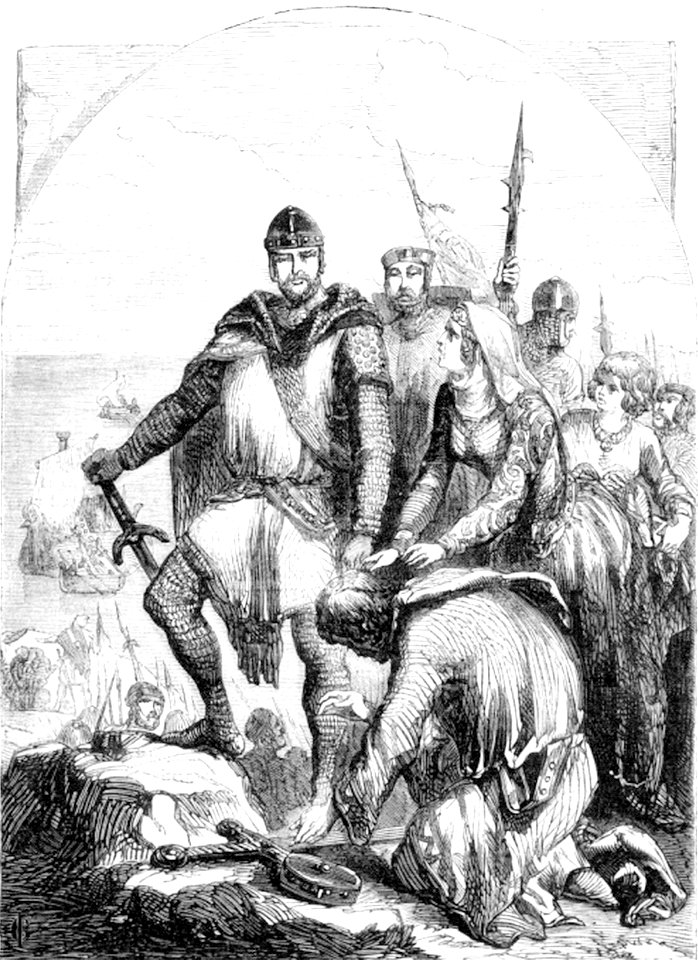 P235-John kneeling for forgiveness before his brother Richard