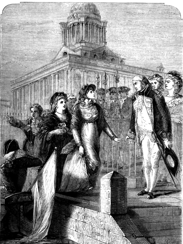 P139 LANDING OF THE PRINCESS CAROLINE OF BRUNSWICK AT GREENWICH