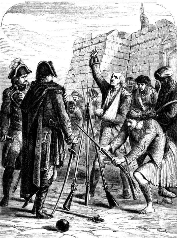P295 Surrender of the Garrison of Fort St. Philip