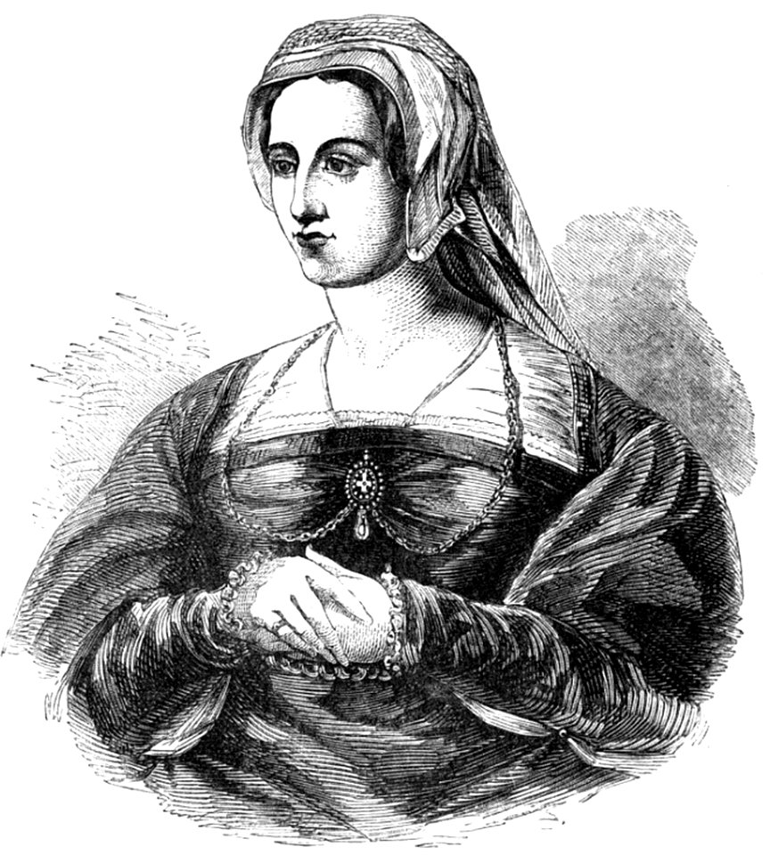 P270 Queen Catherine Parr. From original Picture by Holbein