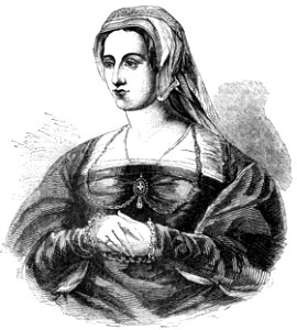 P270 Queen Catherine Parr. From original Picture by Holbein