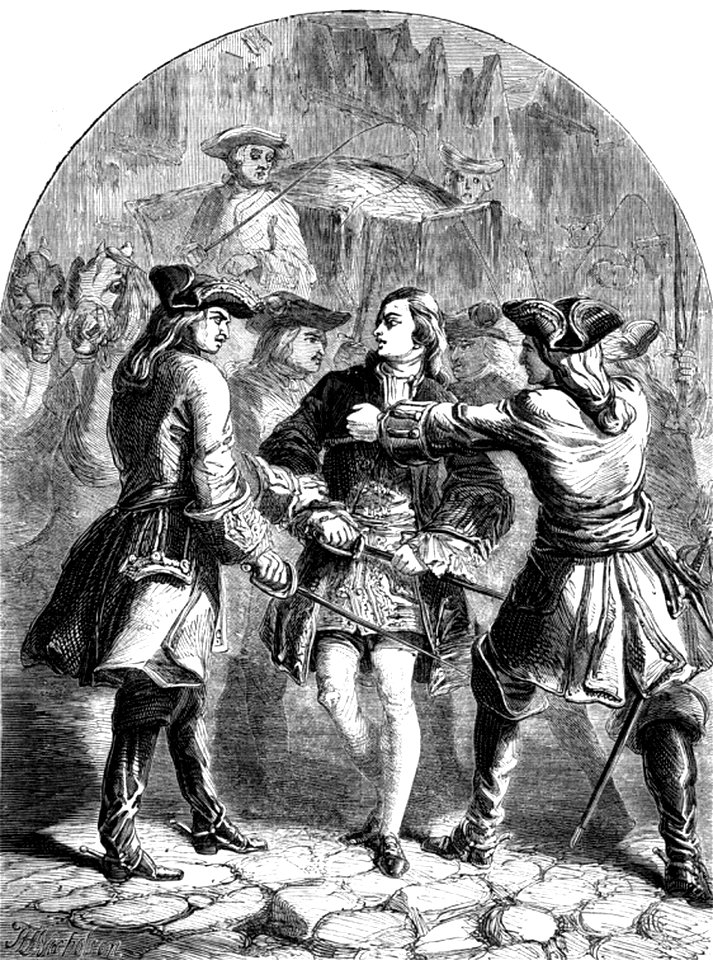 P535 Arrest of the Young Pretender In Paris