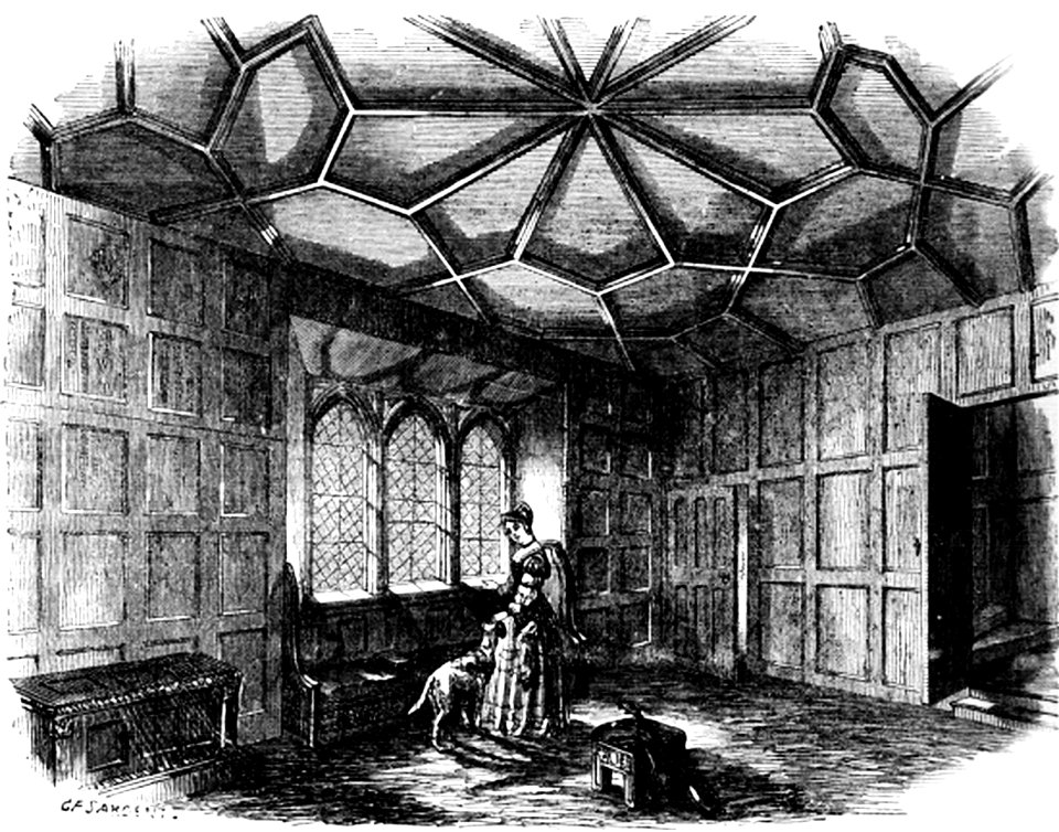 P192-Antechamber in Hever Castle, Kent Residence of Anne Boleyn