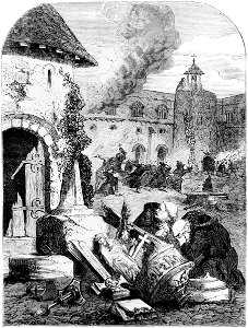 P403 Destruction of the Carthusian Monastry, Perth, by Rioters