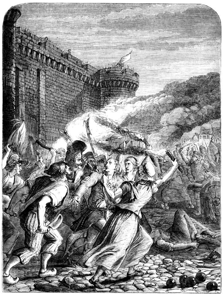 P451 ATTACK UPON THE BASTILLE BY THE REVOLUTIONISTS OF PARIS