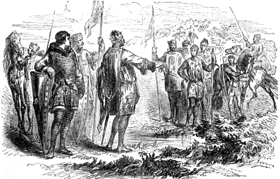 P175-Meeting of Stephen and Prince Henry at Wallingford