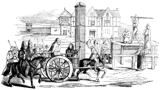 P43a-Criminals conducted to Execution. 15th century