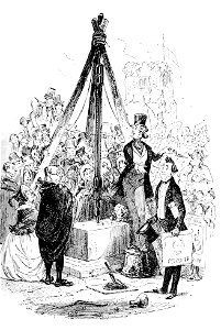 P415--Martin Chuzzlewit (Phiz)--martin gratified by ceremony