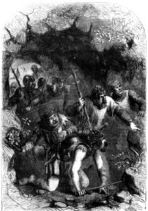 P367-The Troops of Lord Montacute in the Subterranean Passage
