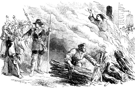 P529 Burning of Elizabeth Gaunt