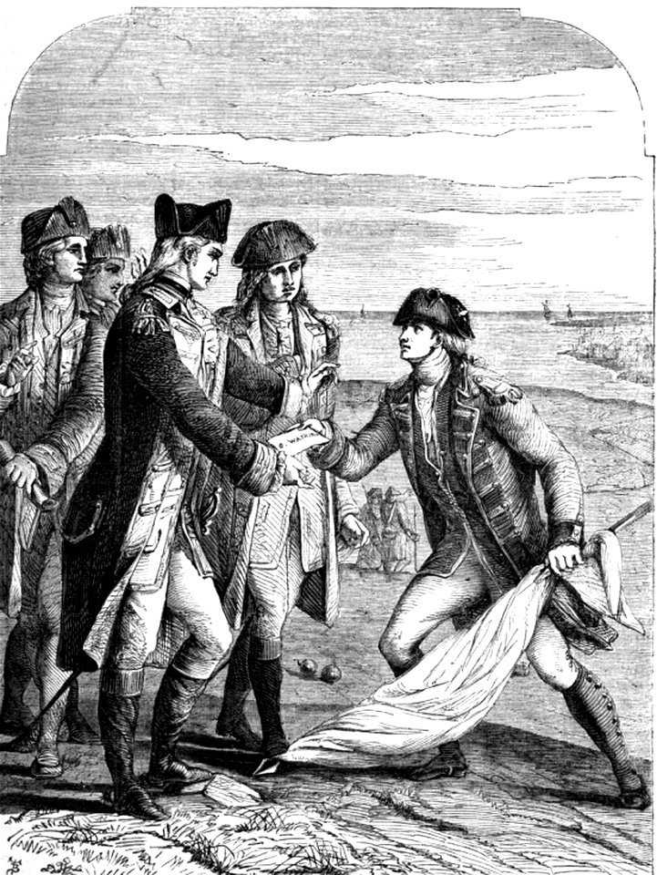 P283 Reception of the Flag of Truce By Washington