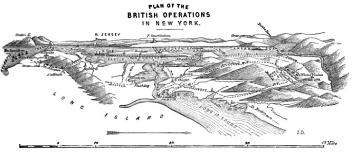 P169 Plan of the British Operations in New York
